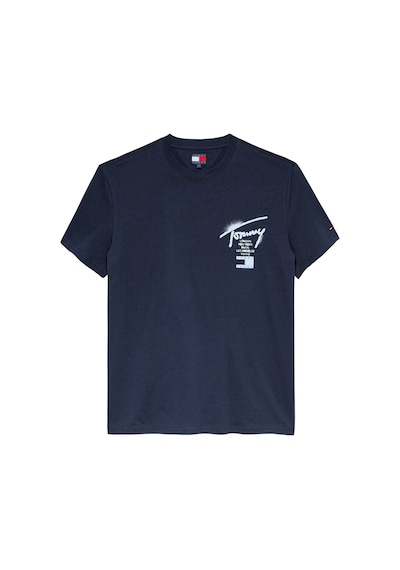 Tommy Jeans Erkek Tişört-dm0dm22553 Mavi