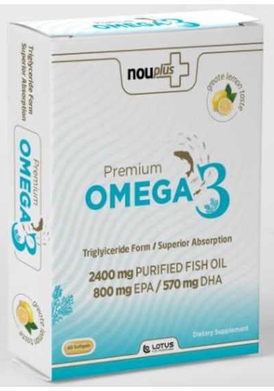 NOUPLUS OMEGA3 PREMİUM 60 KAPSÜL