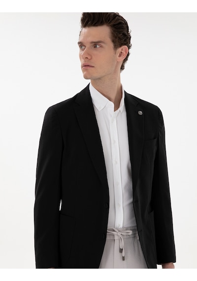 Pierre Cardin Erkek Siyah Ceket 50287498-vr046 Siyah