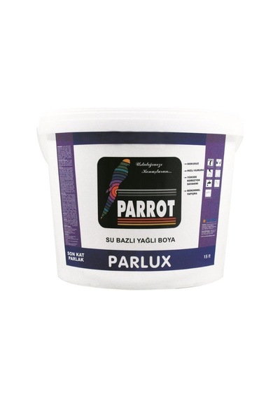 Parrot Parlux Su Bazlı Yağlı Boya 0,75 Litre Siyah
