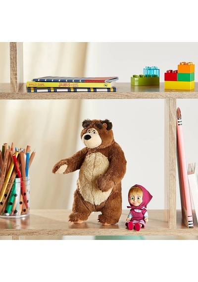 Masha And The Bear Masha Doll 12cm And Bear 25cm