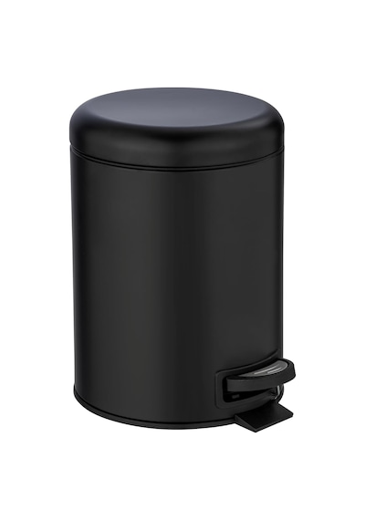 Pedallı Çöp Kovası Paslanmaz Çelik 5 L. Alassio, Parlak, Parlak Gümüş, 5 Litre, 21 X 24 X 28 Cm