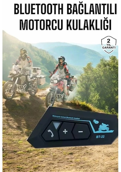 İnterkom Intercom Kask Kulaklık Bt22 Bluetooth Motosiklet Kulaklık 5.0 Bluetooth 81930376