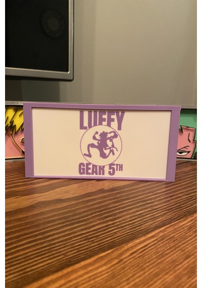 Kazanova Design Luffy Gear 5th One Piece Resim Kutusu