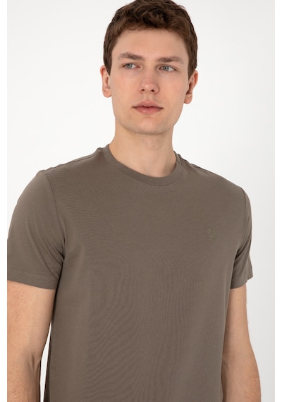 U.S. Polo Assn. Erkek Regular Fit Bisiklet Yaka Haki Tişört 50306913-VR027 U.S. Polo Assn. Erkek Regular Fit Bisiklet Yaka Haki Tişört 50306913-VR027
