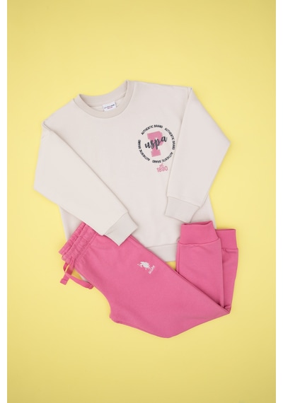 U.S. Polo Assn. Kız Çocuk Pembe Eşofman Takımı 50318958-VR049