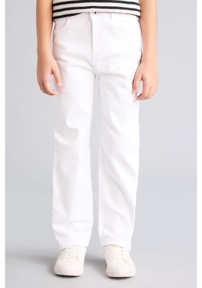 Defacto Straıght Fıt Jean Pantolon Erkek Çocuk B5616a826spwt34 Beyaz-wt34