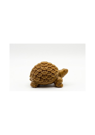 Feng Shui Kaplumbağa Biblosu 3d Baskı Pla Dekoratif Şans, Bereket Ve Uzun Ömür Sembolü 8x4 Cm