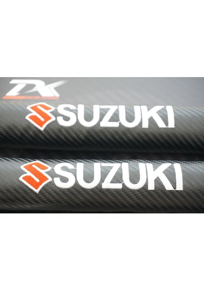 Suzuki Logo Karbon Desen Koltuk Arası Fitili 2 Li Set New Style
