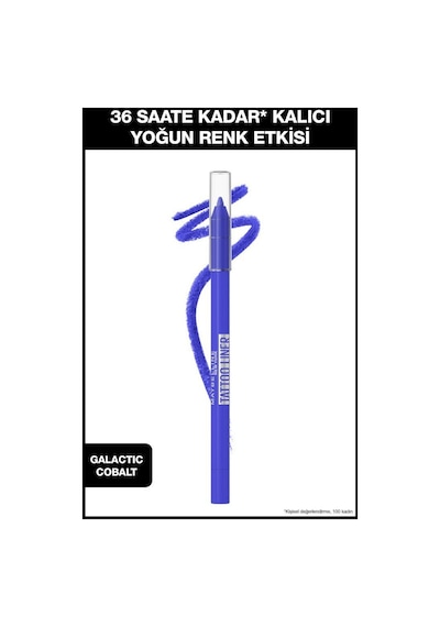 Maybelline New York Tattoo Liner Jel Göz Kalemi Galatic Cobalt