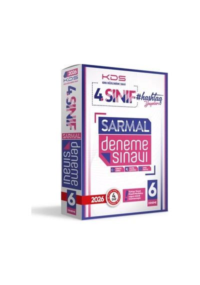 2026 4.sınıf #Hashtag Kazanım Değerlendirme Sınavı 6lı Sarmal Deneme Paketi Türkiye Geneli
