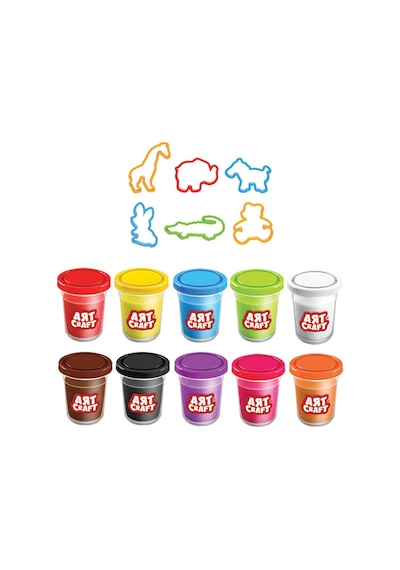 Oyun Hamuru Ev Set Oyuncak İnşaat Serisi 840 Gr Hamur Şekiller