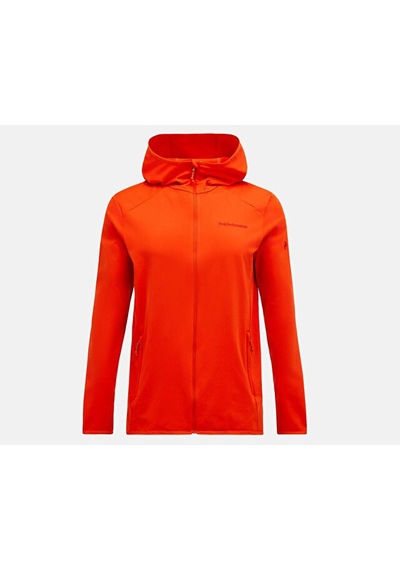 Peak Performance M Lıght Zıp Hood Kadın Günlük Sweatshirt G80288060t Kırmızı