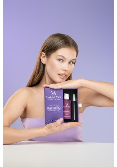 Volkan Ates Natural & Beauty Lavandula Angustifolia Saf Lavanta Yağı Cam Damlalıklı 100 Ml
