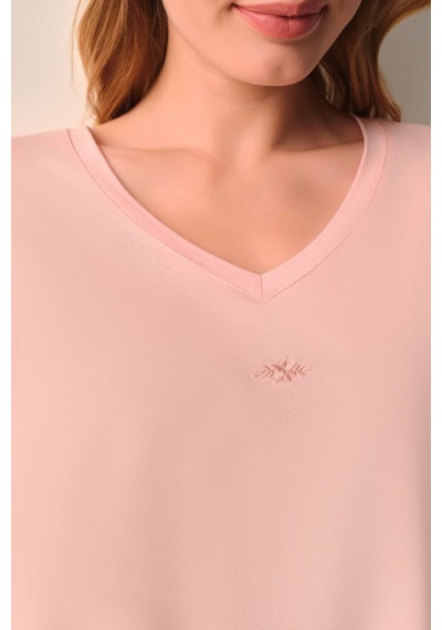 Suwen Maria Kapri Pijama Takımı Sh26610659334 Pembe