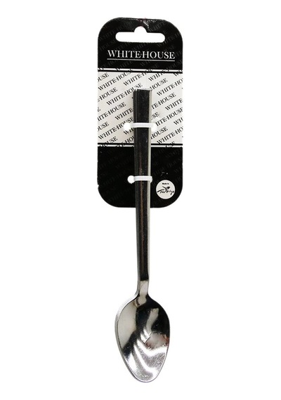 6 Parça Eko Çubuk Sade Metal Tatlı Kaşık 2mm 5468 Çok Renkli