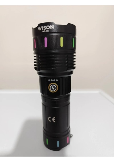 Ws-550 30w 3000 Lümen Zoomlu Profosyonel El Feneri 4801