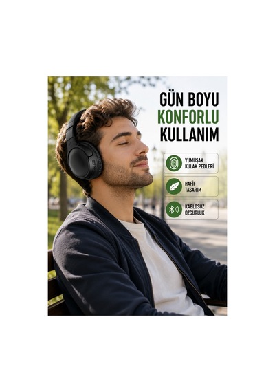 Astraltech 3.2 Cm Sürücülü Ergonomik Kablosuz Kulaklık