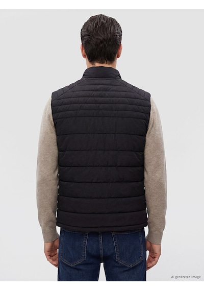 Lcwaıkıkı Classic Siyah Regular Fit Dik Yaka Erkek Şişme Yelek