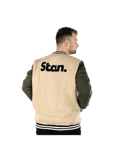 Mode Xl Büyük Beden Erkek Kolej Mont Stan 22615 Bej 001