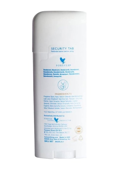 Forever Aloe Ever - Shield Stick Deodorant 4 x 92 G
