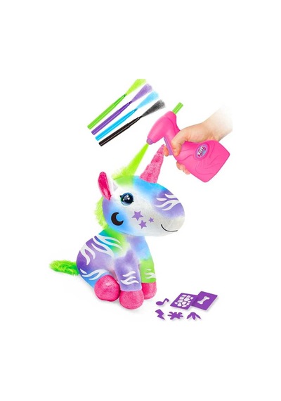 Hobi Seti Airbrush Plush Unicorn Pelüş Boyanabilir Temizlenebilir 6+ Yaş