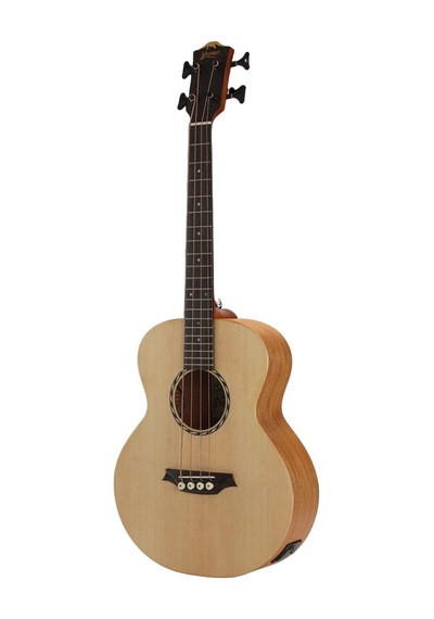 Bromo Bat8e Elektro Akustik Bas Gitar Natural