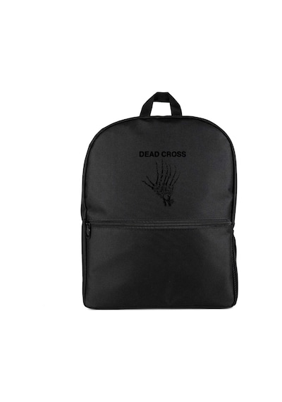 Dead Cross Siyah Sırt Çantası