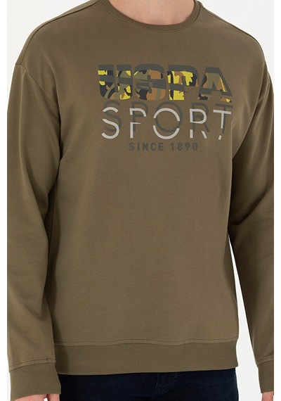 U.S. Polo Assn. Erkek Sweatshirt 50270739-vr011 Yeşil