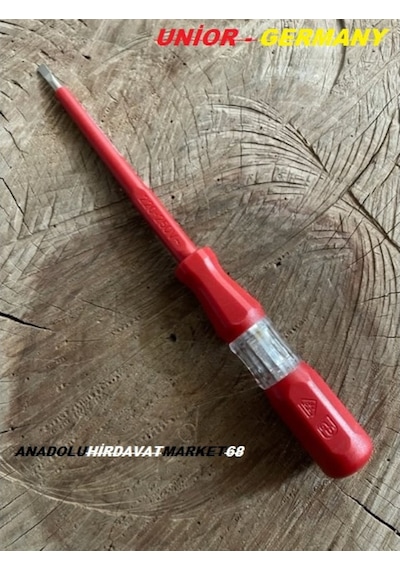 Unior Elektrik Kontrol Kalemi Büyük Düz Uçlu Tornavida 180Mm