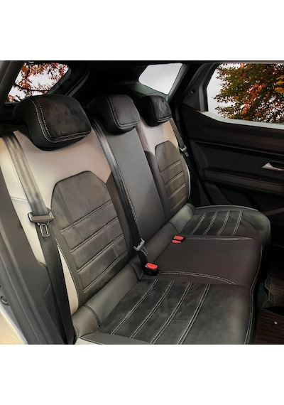 Renault Duster Uyumlu Araca Özel Oto Koltuk Kılıfı 158502 Deri Siyah