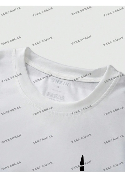 Startmore Unisex Bay Tişört Kod-1408 Beyaz