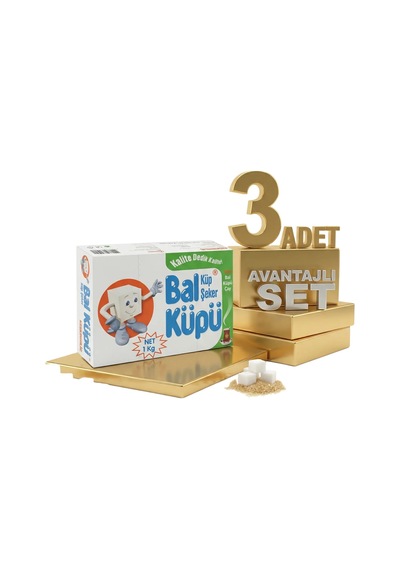 Balküpü Küp Şeker 3x1 Kg
