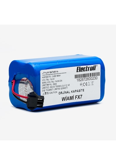 Wiami Fx7 Batarya 2.600mah Pil Robot Süpürge Batarya