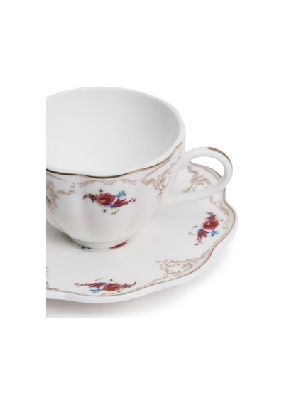 Maxx Doria Garden Collection Florin 6 Kişilik 12 Parça Kahve Fincan Takımı Pa2130 Beyaz