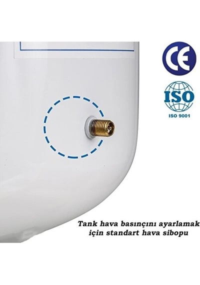 Su Arıtma Cihazı Metal Genleşme Su Tankı Su Arıtma Deposu 12 Lt Vana Hediyeli