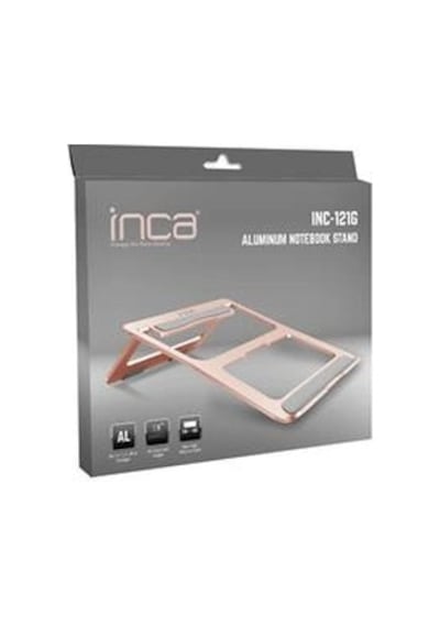 Inca Inc-121g Alimünyum Gold Rengi Notebook Standı Kdo