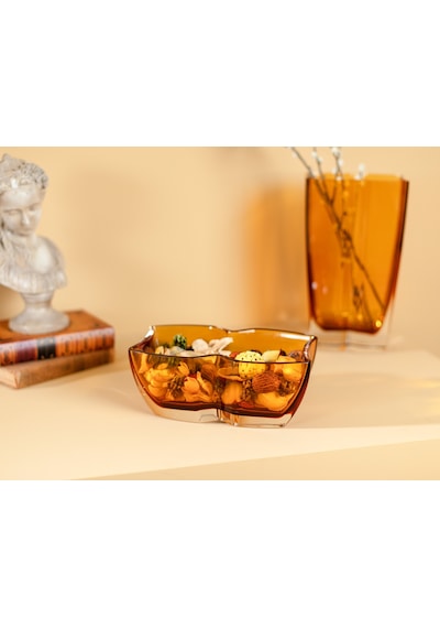 Madame Coco Loches El Yapımı Cam Vazo - Büyük Boy 1kvazo032125x10 Cm-gold
