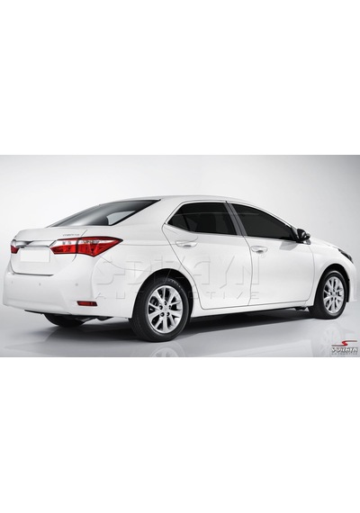 S-Dizayn  Toyota Corolla Uyumlu Krom Cam Çerçevesi 8 Prç. 2013-2018