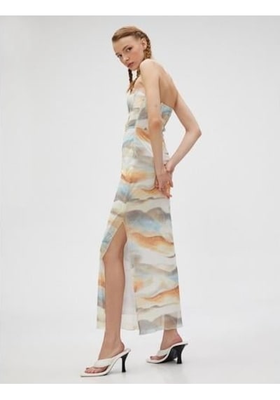 Koton Dresses-haki Desenli