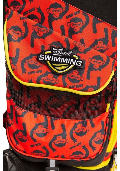 Mad Wave Sırt Çantası Mad Team Kırmız Desenli 45lt Kırmızı