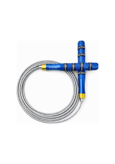 Evapera Profesyonel Speed Rope Atlama İpi Rulmanlı Bilyalı Hızlı Dönüş Fitness Crossfit & Boks İpi Mavi