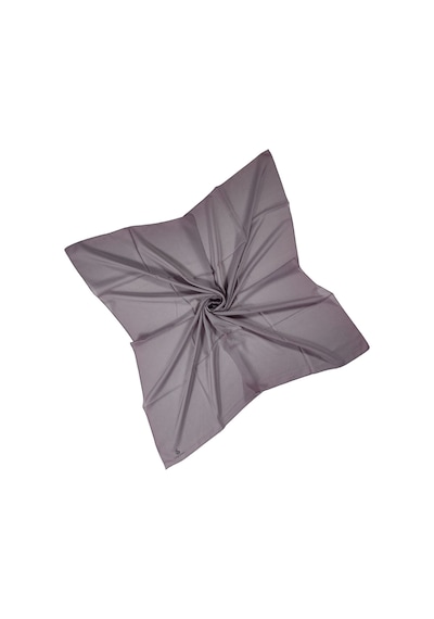 Mim Eşarp Mısırlı Eşarpları Düz Renk Kristal Şifon Eşarp 100x100 Cm Gri