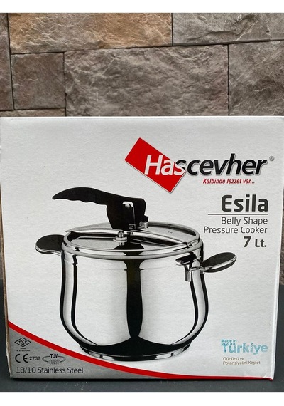 Peramari Hascevher Esila Çelik 7 Lt Klasik Düdüklü Tencere Güveç Kırmızı Diğer