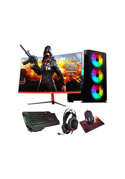 Ramtech Current V100 i5-12400F 32 GB 960 GB SSD RTX3050 8 GB 23.6" Dos Masaüstü Oyuncu Bilgisayarı