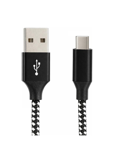 Vcom Cu250 Type-c To Usb 3m 15w 5v-3a Örgülü Şarj Kablosu