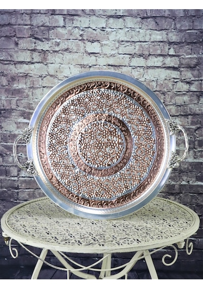 Miray Bakır Tepsi 36 CM