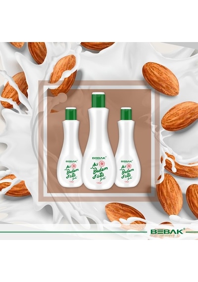 Bebak Acı Badem Sütü 215 Gr Büyük Boy