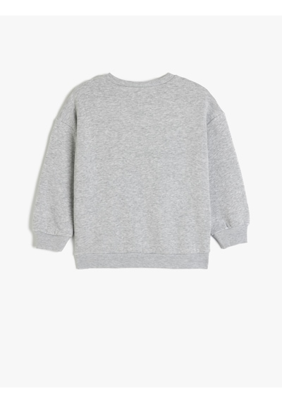Koton Baskılı Pamuklu Uzun Kollu Bisiklet Yaka Sweatshirt Gri Melanj 5wkg10624ak Gri Melanj Koton Baskılı Pamuklu Uzun Kollu Bisiklet Yaka Sweatshirt Gri Melanj 5wkg10624ak Gri Melanj