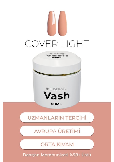 Vash Protez Tırnak Jeli Coverlight 50 ML